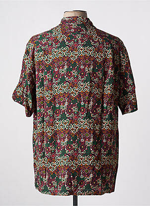 Chemise manches courtes col tailleur rouge BY CHARLIE B homme