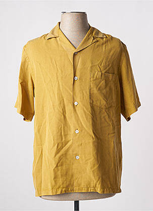 Chemise manches courtes jaune BY CHARLIE B pour homme