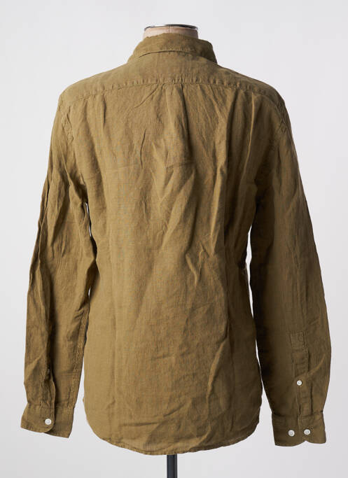 Chemise manches longues manches longues vert BY CHARLIE B homme