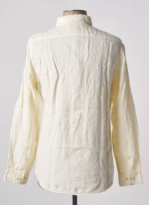 Chemise manches longues jaune MCS homme