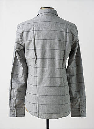 Chemise manches longues manches longues gris HUGO BOSS homme