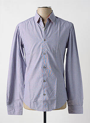 Chemise manches longues imprimé fantaisie gris HUGO BOSS homme