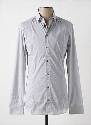 Chemise manches longues manches longues gris PATRIZIA PEPE homme