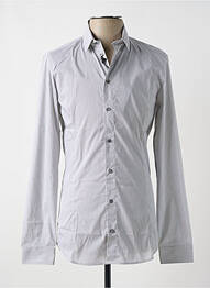 Chemise manches longues imprimé fantaisie gris PATRIZIA PEPE homme