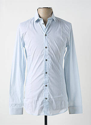 Chemise manches longues bleu PATRIZIA PEPE pour homme