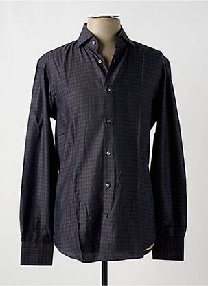 Chemise manches longues gris HUGO BOSS pour homme