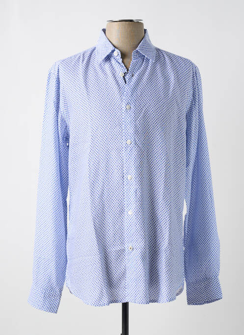 Chemise manches longues bleu HUGO BOSS pour homme