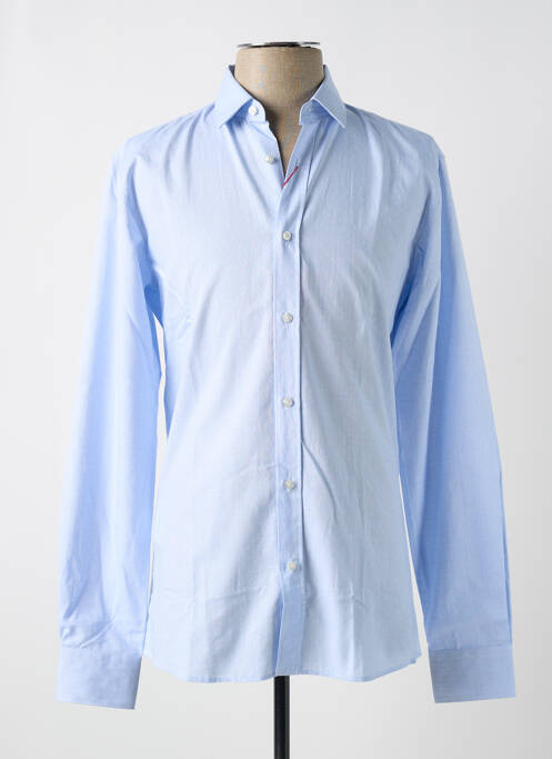 Chemise manches longues bleu HUGO BOSS pour homme