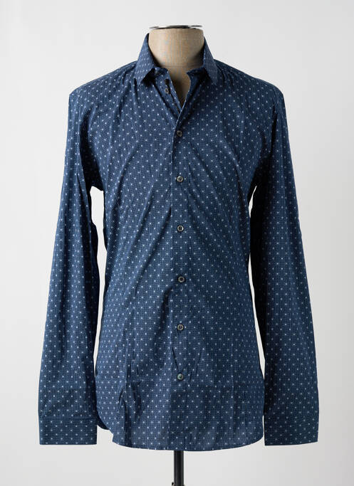 Chemise manches longues bleu PATRIZIA PEPE pour homme