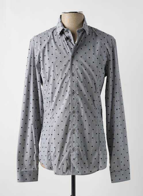 Chemise manches longues gris PATRIZIA PEPE pour homme