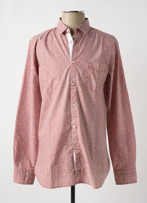Chemise manches longues rose HUGO BOSS pour homme