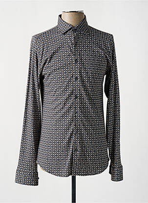 Chemise manches longues imprimé fleurs gris DESOTO homme