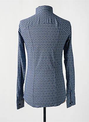 Chemise manches longues imprimé fleurs bleu DESOTO homme