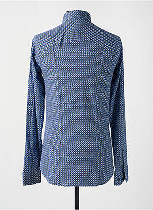 Chemise manches longues manches longues bleu DESOTO homme