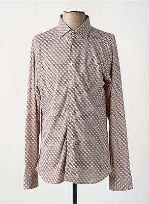 Chemise manches longues manches longues jaune DESOTO homme