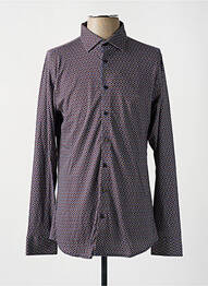 Chemise manches longues manches longues marron DESOTO homme