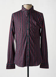Chemise manches longues imprimé rayures rose DESOTO homme