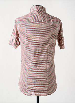 Chemise manches courtes imprimé fantaisie rose DESOTO homme