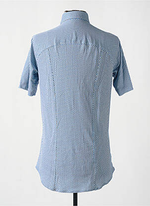 Chemise manches courtes manches courtes bleu DESOTO homme