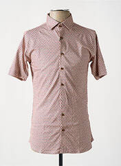 Chemise manches courtes rose DESOTO pour homme seconde vue