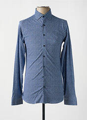 Chemise manches longues bleu DESOTO pour homme seconde vue