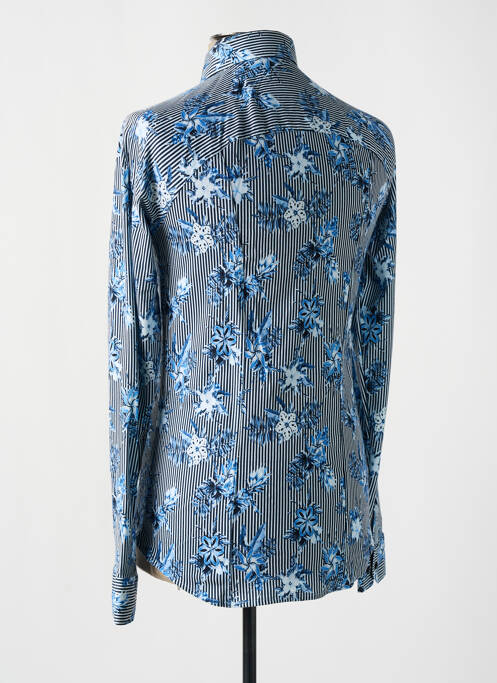 Chemise manches longues manches longues bleu DESOTO homme