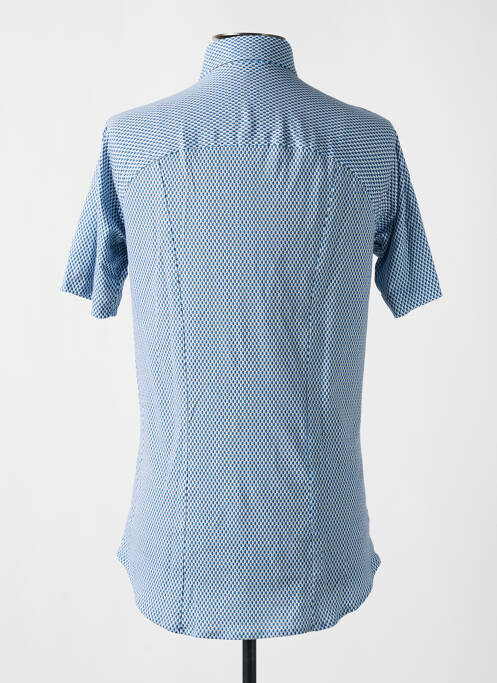 Chemise manches courtes manches courtes bleu DESOTO homme