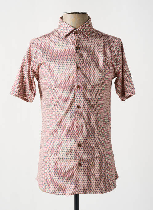 Chemise manches courtes rose DESOTO pour homme