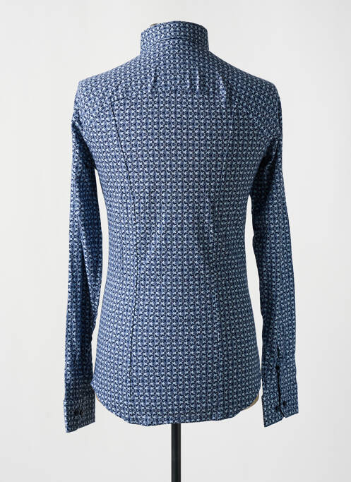 Chemise manches longues bleu DESOTO pour homme