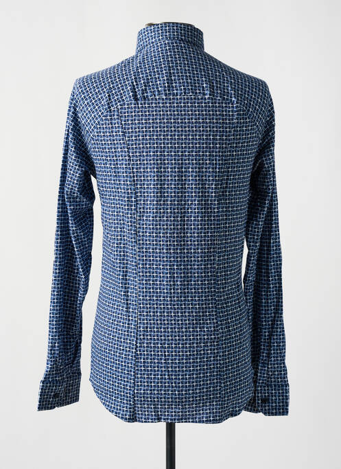Chemise manches longues bleu DESOTO pour homme