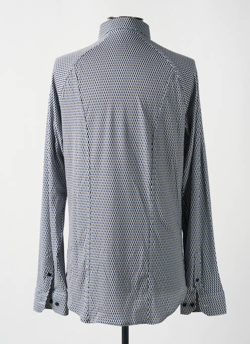 Chemise manches longues bleu DESOTO pour homme