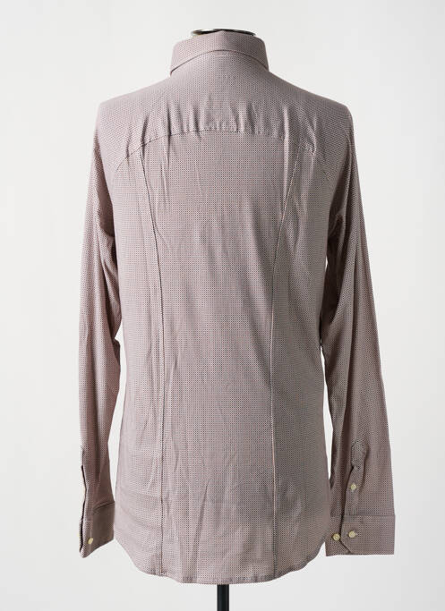 Chemise manches longues orange DESOTO pour homme