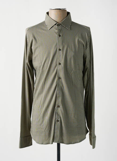 Chemise manches longues vert DESOTO pour homme