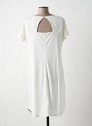 Chemise de nuit imprimé fantaisie blanc ZAS-K femme