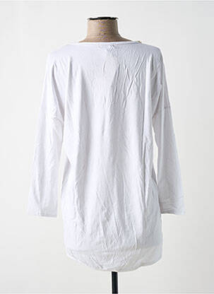 Top imprimé fantaisie manches 3/4 bleu TAGANANA femme