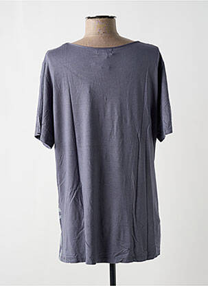 Tunique manches courtes col v gris TAGANANA femme
