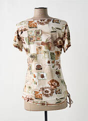Top beige CARLA D ANGELI pour femme seconde vue