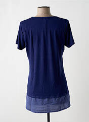 Tunique manches courtes bleu ZAS-K pour femme seconde vue