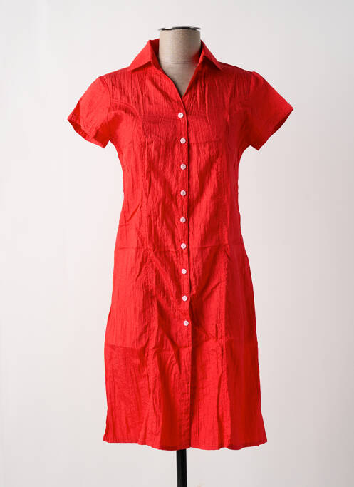 Robe mi-longue orange TAGANANA pour femme