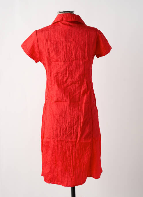 Robe mi-longue orange TAGANANA pour femme