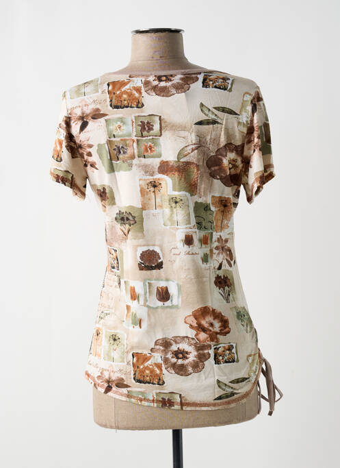 Top beige CARLA D ANGELI pour femme