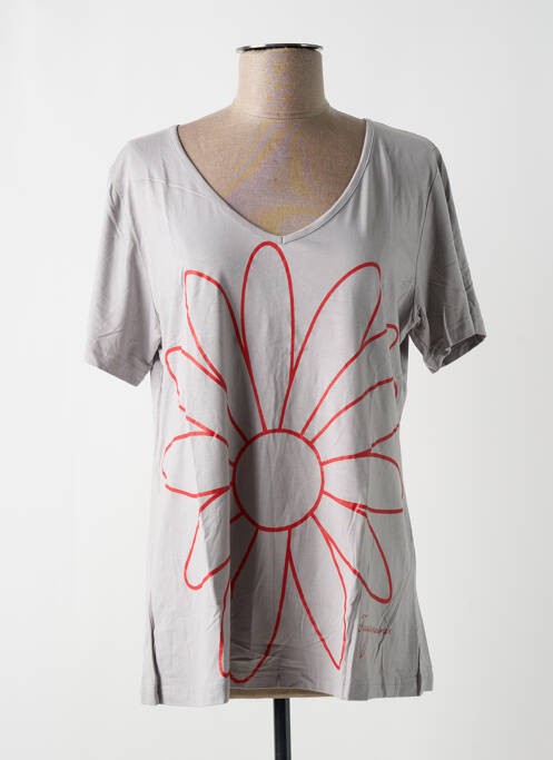 Top gris TAGANANA pour femme