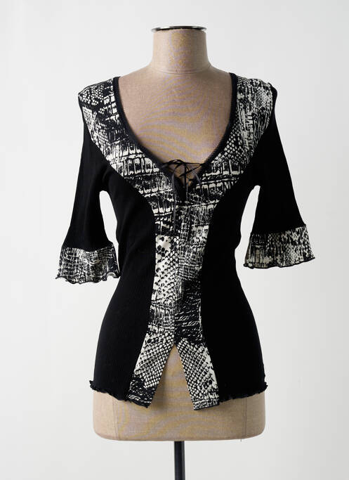 Top noir ARTI MAGLIA pour femme