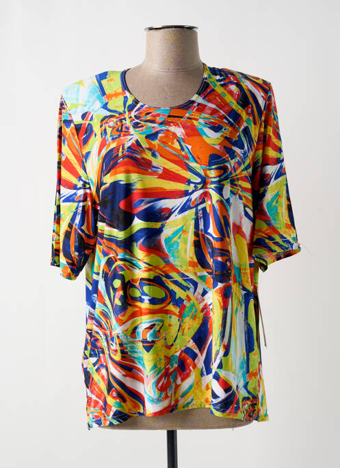 Top orange WEEK END A PARIS pour femme