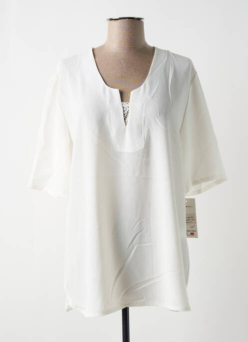 T-shirt blanc WEEK END A PARIS pour femme