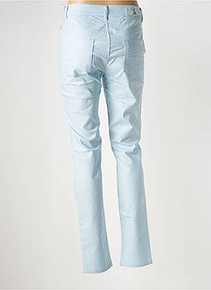 Pantalon slim taille haute taille haute bleu S.QUISE femme