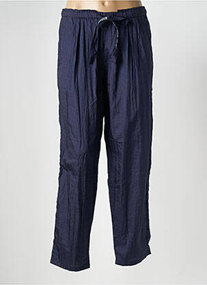 Pantalon droit taille élastique taille normale bleu TAGANANA femme