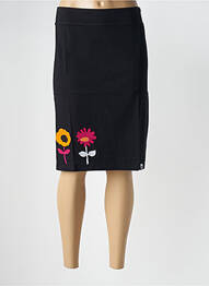 Jupe mi-longue taille haute noir NOOS NOOS femme