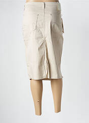 Jupe mi-longue beige VIDY'L pour femme seconde vue