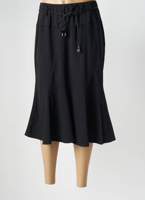 Jupe mi-longue noir CARLA D ANGELI pour femme